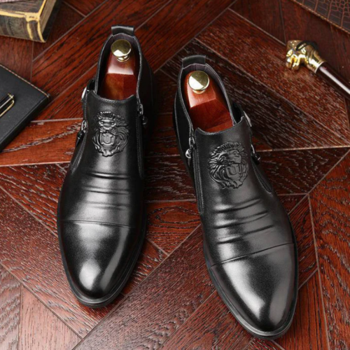 Screenshot 2024-10-13 at 12-12-27 👞Livraison gratuite👞 Bottes à Cheville en Cuir avec Double Fermeture É – intectte 👞Livraison gratuite👞 Bottes à Cheville en Cuir avec Double Fermeture Éclair Latérale et Bouts Pointus pour Hommes